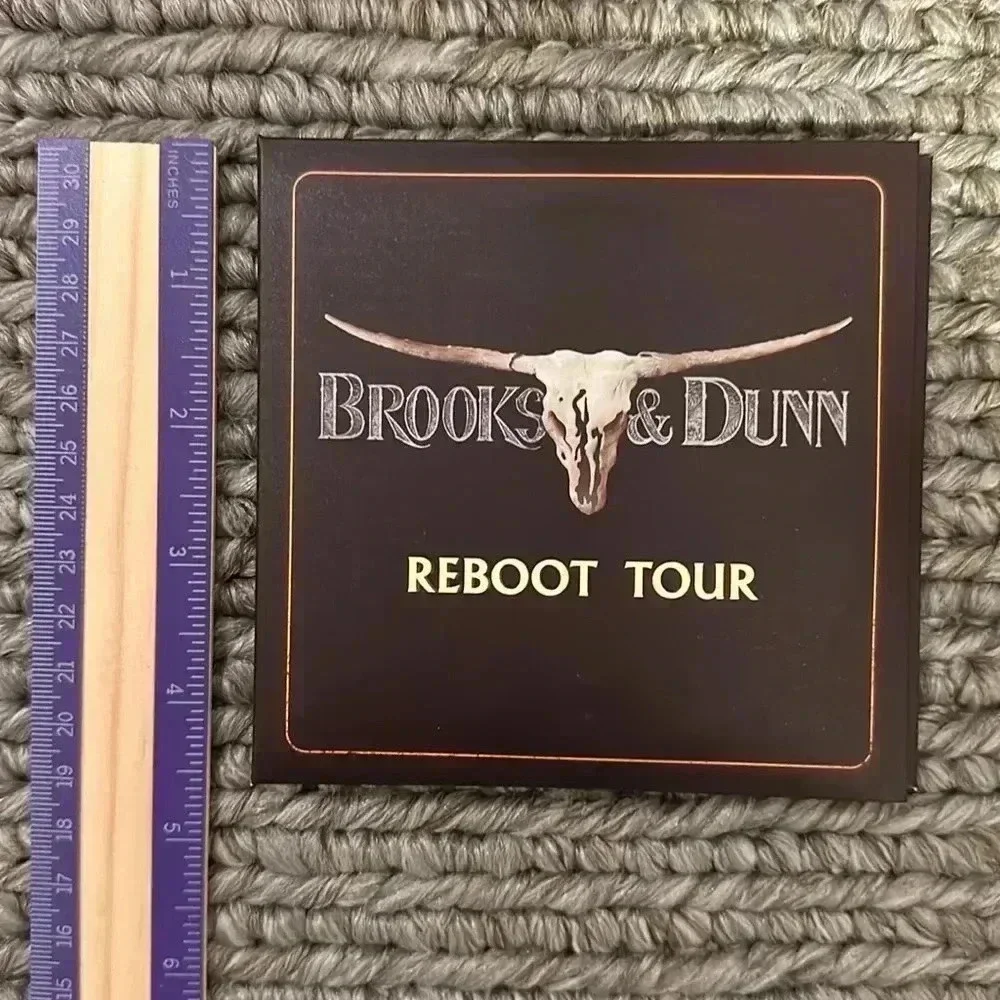NEW *32 SETS*Brooks & Dunn Official Merch Concert Reboot Tour 128 drink coasters